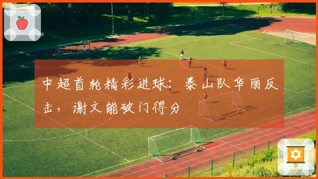 中超首轮精彩进球：泰山队华丽反击，谢文能破门得分